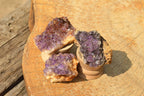Natural Small Dark "Amethystos" Amethyst Clusters x 35 From Kwaggafontein, South Africa - TopRock