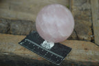 Polished Pink Rose Quartz Spheres  x 4 From Madagascar - Toprock Gemstones and Minerals 