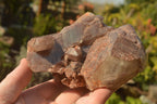 Natural Dusky Red Hematoid Quartz Clusters  x 4 From Karoi, Zimbabwe - TopRock