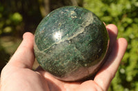 Polished Green Fuchsite Quartz Spheres x 2 From Ambatondrazaka, Madagascar - TopRock