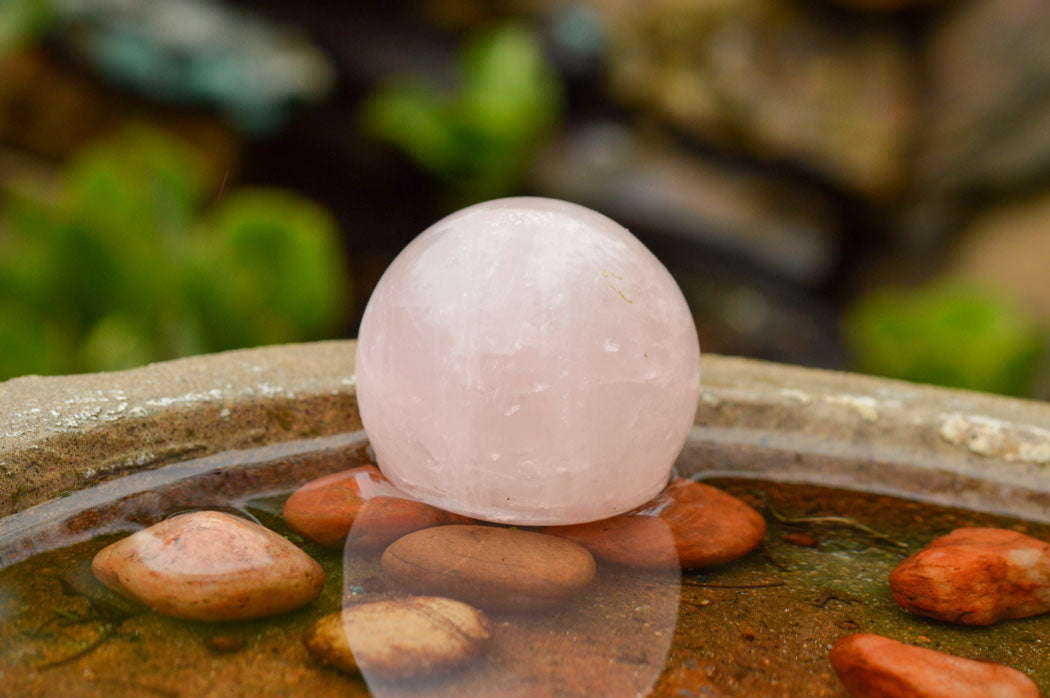 Polished Lovely Semi Gemmy Pink Rose Quartz Spheres  x 6 From Ambatondrazaka, Madagascar - TopRock