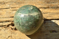 Polished Green Fuchsite Quartz Spheres x 2 From Ambatondrazaka, Madagascar - TopRock
