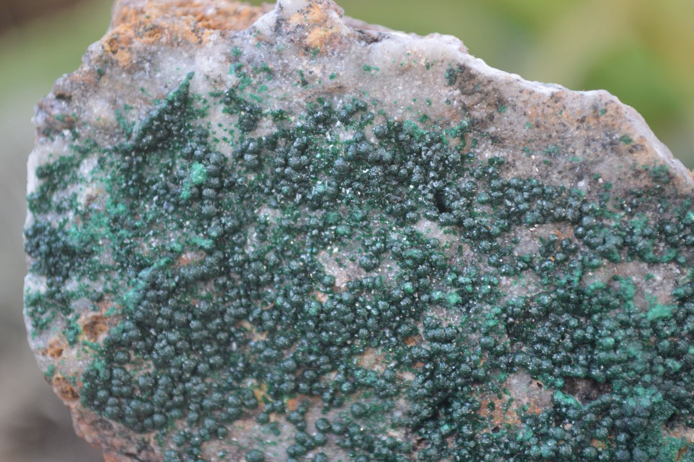 Natural Crystalline Malachite Specimens  x 6 From Congo - Toprock Gemstones and Minerals 