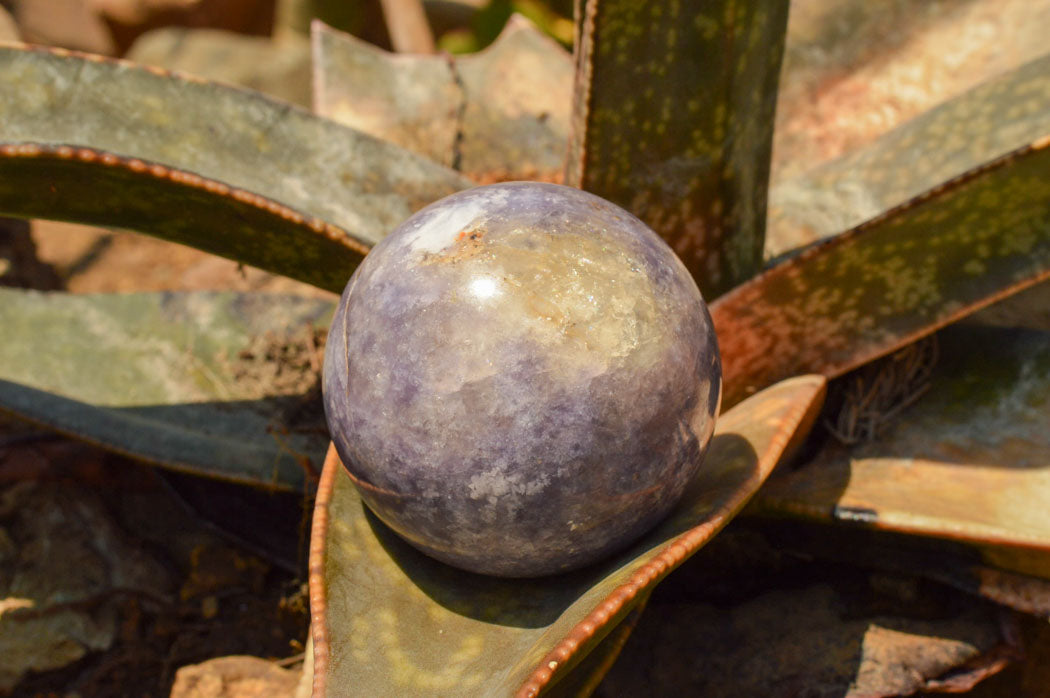 Polished Purple Lepidolite Mica Spheres  x 4 From Madagascar - TopRock