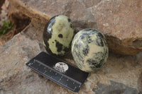 Polished Leopard Stone Palm Stones  x 6 From Zimbabwe - Toprock Gemstones and Minerals 