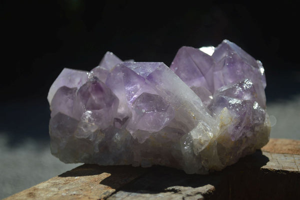 Natural Jacaranda Amethyst Clusters x 2 From Mumbwa, Zambia - TopRock