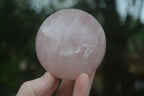 Polished Pink Rose Quartz Spheres  x 4 From Madagascar - Toprock Gemstones and Minerals 