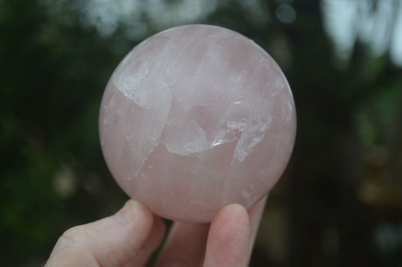 Polished Pink Rose Quartz Spheres  x 4 From Madagascar - Toprock Gemstones and Minerals 