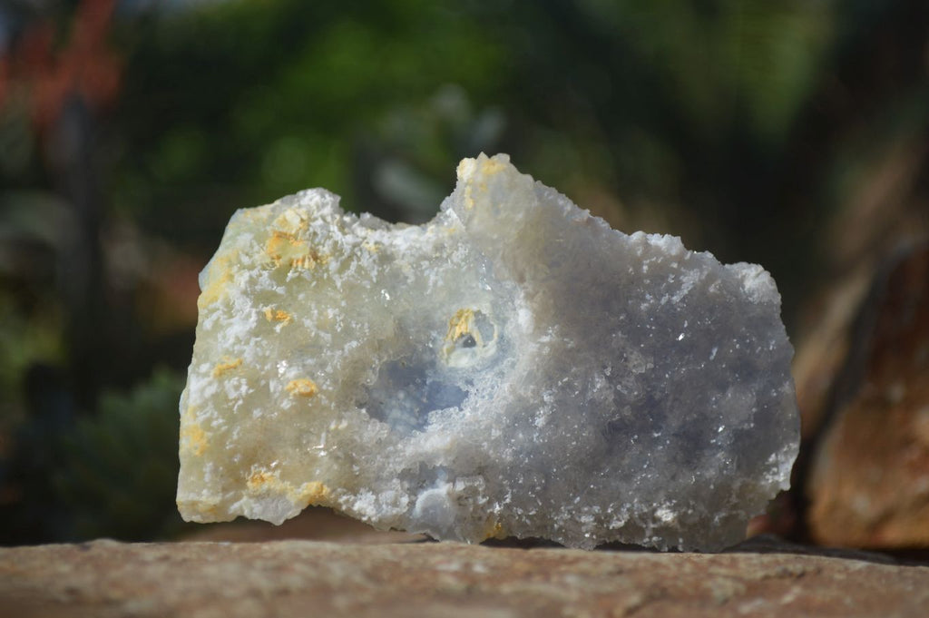 Natural Etched Blue Chalcedony Specimens  x 6 From Nsanje, Malawi - Toprock Gemstones and Minerals 