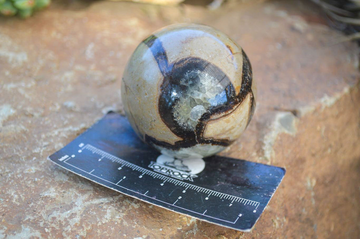 Polished Gorgeous Septerye Spheres x 4 From Madagascar - Toprock Gemstones and Minerals 