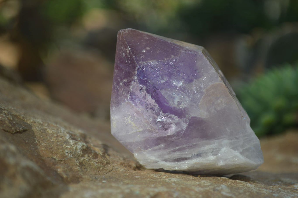 Natural Single Jacaranda Amethyst Crystals x 12 From Mumbwe, Zambia - Toprock Gemstones and Minerals 