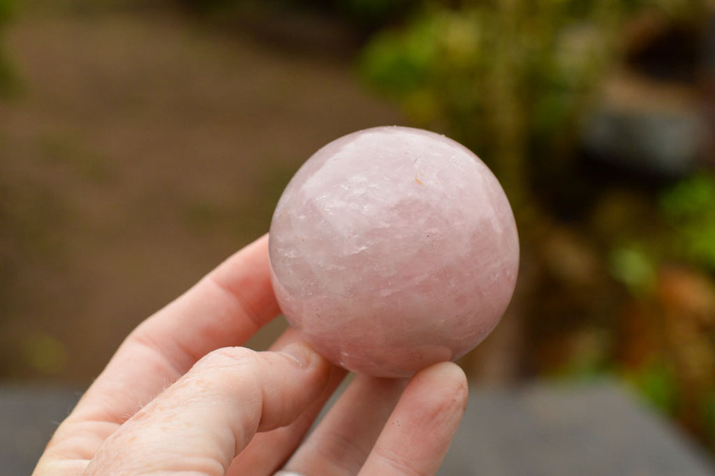 Polished Lovely Semi Gemmy Pink Rose Quartz Spheres  x 6 From Ambatondrazaka, Madagascar - TopRock