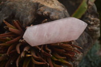 Polished Gemmy Double Terminated Rose Quartz Points x 12 From Ambatondrazaka, Madagascar - TopRock
