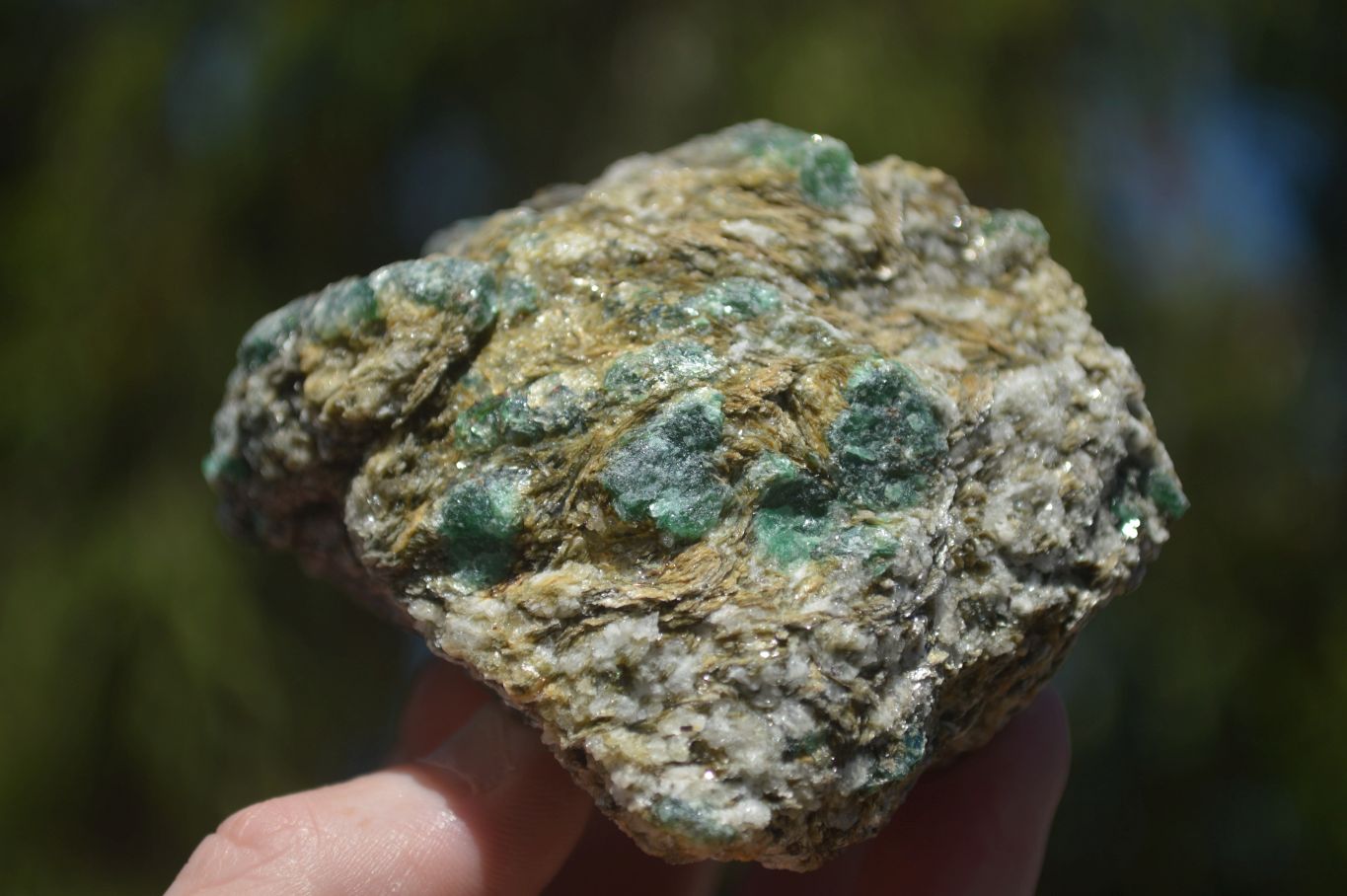 Natural Green Emerald In Mica & Quartz Schist x 6 From Sandawana, Zimbabwe - TopRock