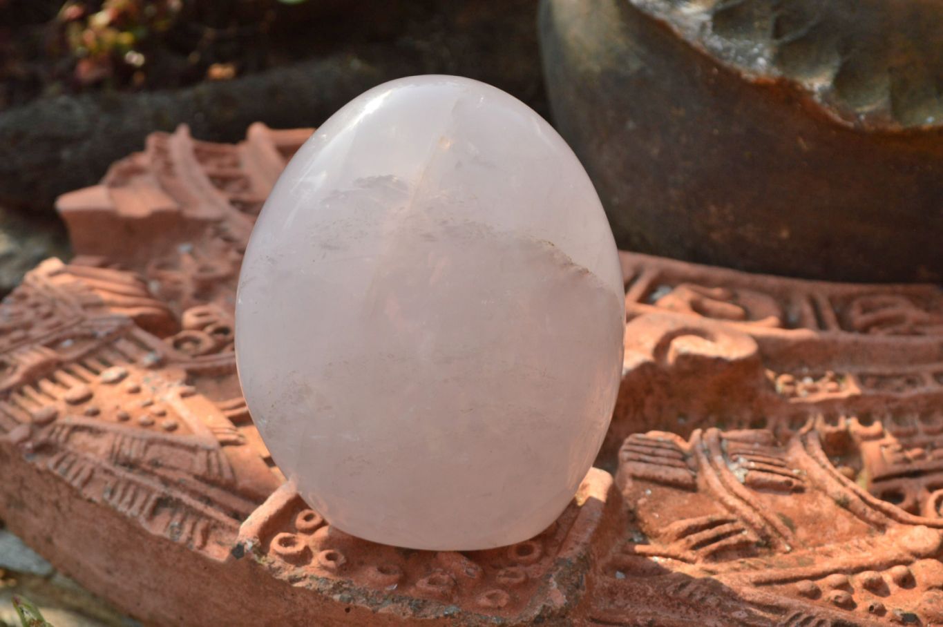 Polished Rare Blue Rose Quartz Standing Free Forms x 3 From Ambatondrazaka, Madagascar - TopRock