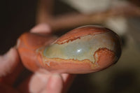 Polished Polychrome / Picasso Jasper Standing Free Forms  x 3 From Madagascar - Toprock Gemstones and Minerals 