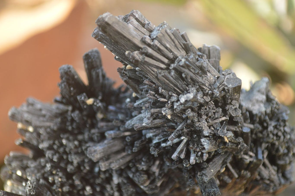 Natural Schorl Black Tourmaline Specimens x 2 From Erongo, Namibia - Toprock Gemstones and Minerals 