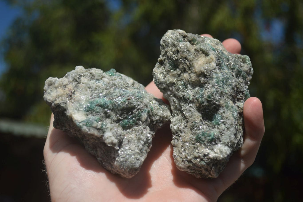 Natural Green Emerald In Mica & Quartz Schist x 6 From Sandawana, Zimbabwe - TopRock