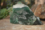 Polished On One Side Emerald Mtorolite Plates x 3 From Mutorashanga, Zimbabwe - Toprock Gemstones and Minerals 