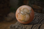 Polished Orange Twist Calcite Sphere x 1 From Maevantanana, Madagascar - Toprock Gemstones and Minerals 