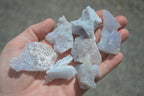 Natural Etched Blue Chalcedony Specimens  x 35 From Malawi - TopRock