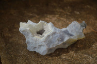 Natural Etched Blue Chalcedony Specimens  x 6 From Nsanje, Malawi - Toprock Gemstones and Minerals 