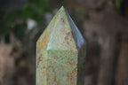 Polished Green Chrysoprase Point  x 1 From Madagascar - Toprock Gemstones and Minerals 