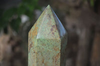 Polished Green Chrysoprase Point  x 1 From Madagascar - Toprock Gemstones and Minerals 