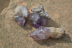 Natural Window Amethyst Sceptre Crystals  x 35 From Chiredzi, Zimbabwe - Toprock Gemstones and Minerals 