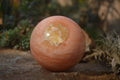 Polished Orange Twist Calcite Sphere x 1 From Maevantanana, Madagascar - Toprock Gemstones and Minerals 