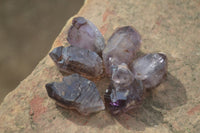 Natural Window Amethyst Sceptre Crystals  x 35 From Chiredzi, Zimbabwe