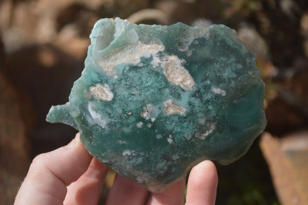 Polished On One Side Emerald Mtorolite Plates x 3 From Mutorashanga, Zimbabwe - Toprock Gemstones and Minerals 