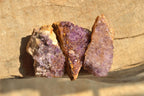 Natural Small Dark "Amethystos" Amethyst Clusters x 35 From Kwaggafontein, South Africa - TopRock
