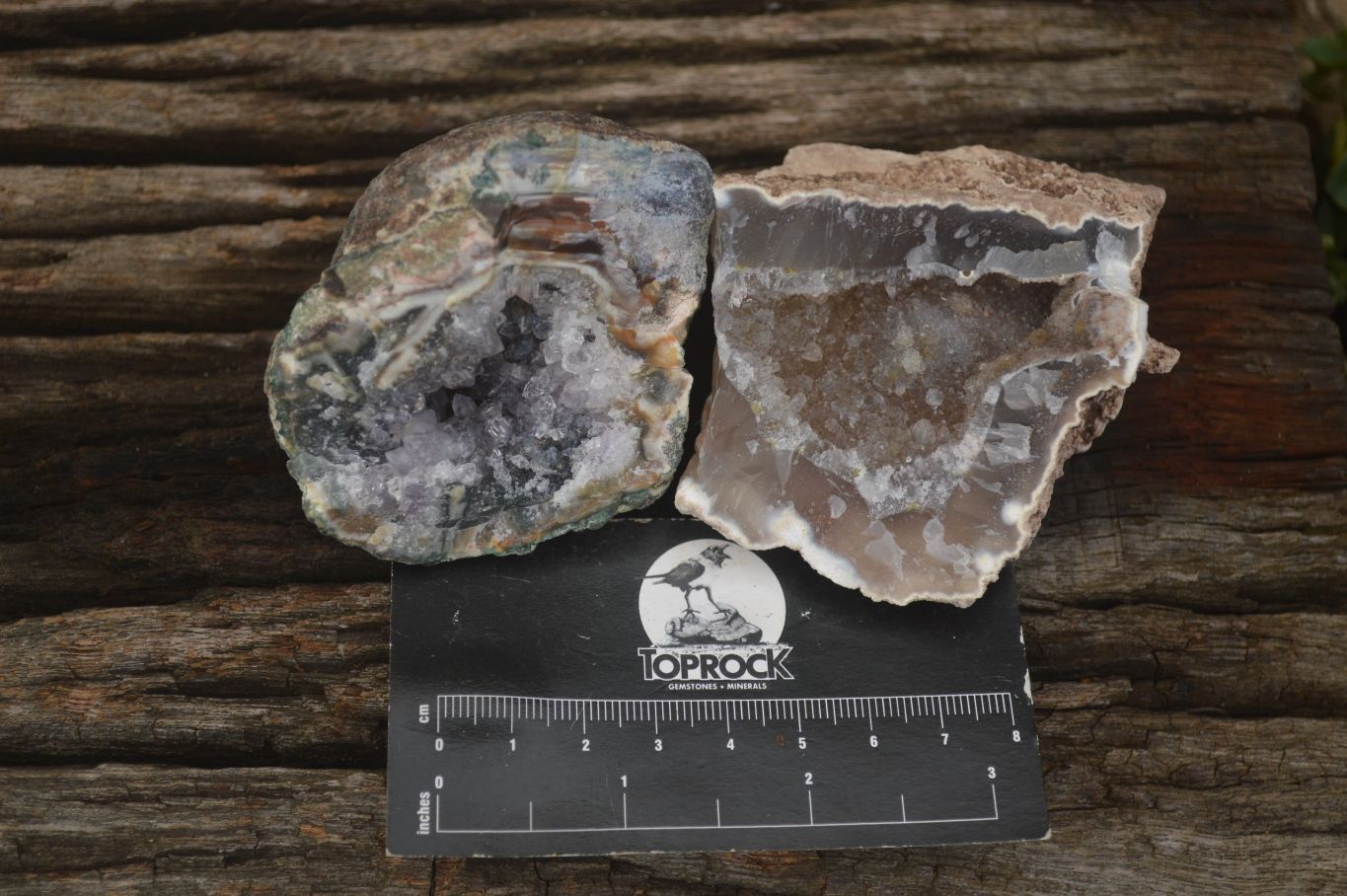 Natural Amethyst & Crystal Centred Geodes  x 12 From Zululand, South Africa - TopRock