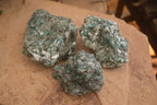 Natural Rare Emerald Mica In Matrix Cobbed Specimens x 12 From Mutoko, Zimbabwe - Toprock Gemstones and Minerals 