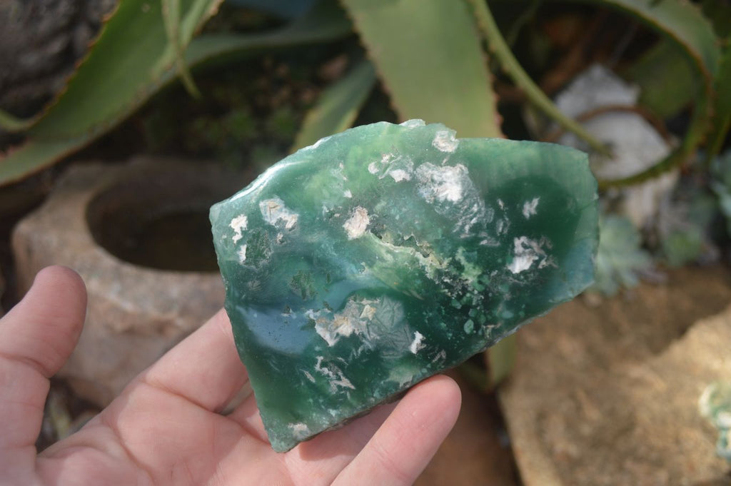 Polished One Side Polished Emerald Mtorolite Plates  x 6 From Mutorashanga, Zimbabwe - Toprock Gemstones and Minerals 