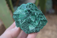 Natural Chatoyant Silky Malachite Specimens  x 4 From Congo - Toprock Gemstones and Minerals 