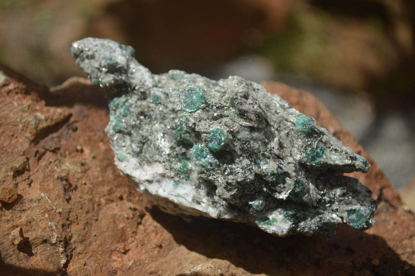 Natural Green Emerald In Mica & Quartz Schist x 6 From Sandawana, Zimbabwe - TopRock