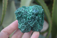 Natural Chatoyant Silky Malachite Specimens  x 4 From Congo - Toprock Gemstones and Minerals 