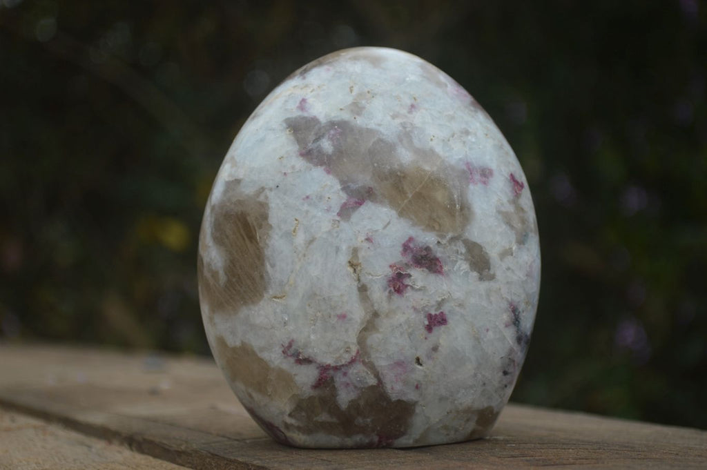 Polished Pink Tourmaline / Rubellite In Matrix Standing Free Form x 1 From Ambatondrazaka, Madagascar - Toprock Gemstones and Minerals 