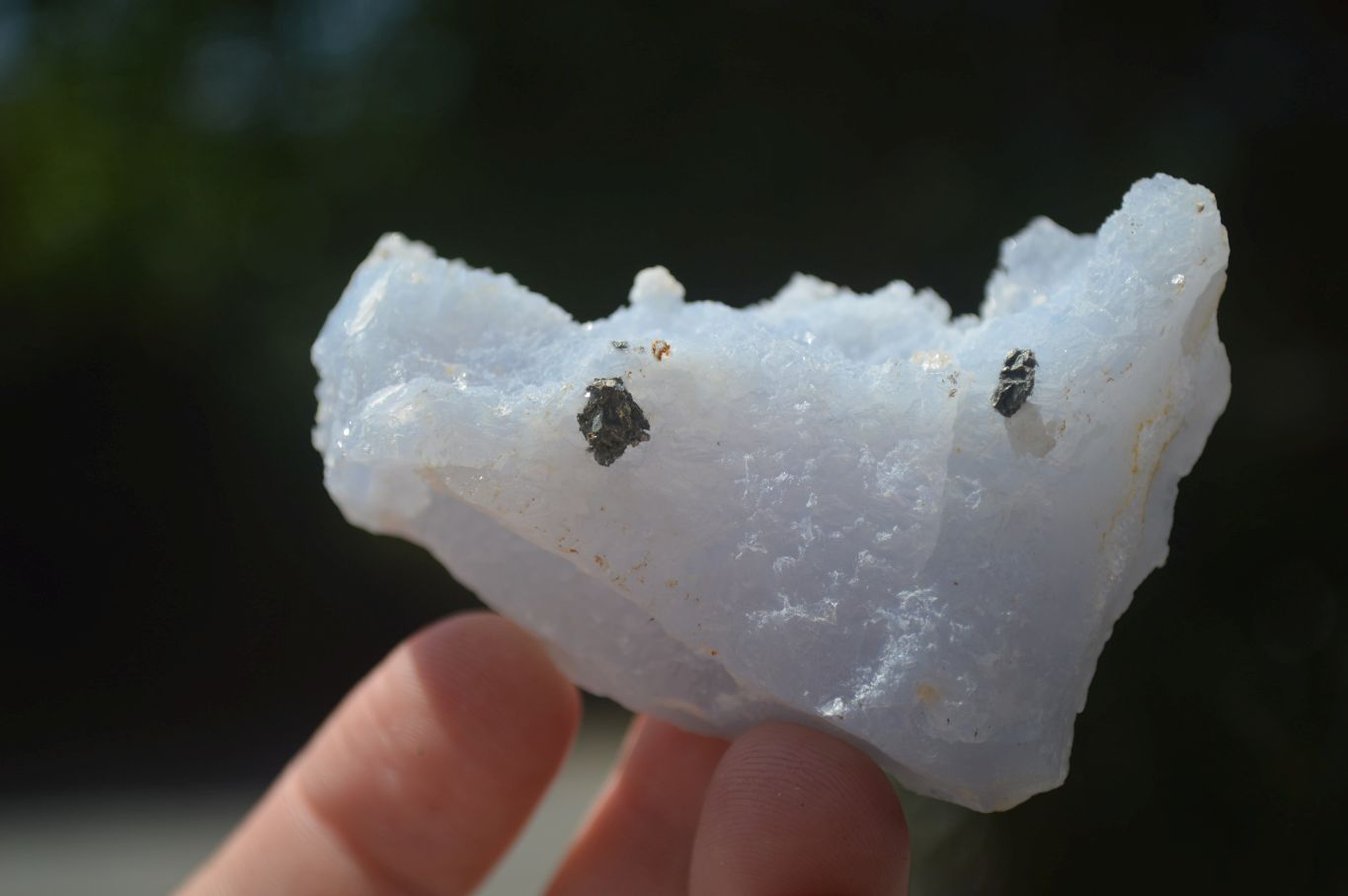 Natural Etched Blue Chalcedony Specimens  x 35 From Malawi - TopRock