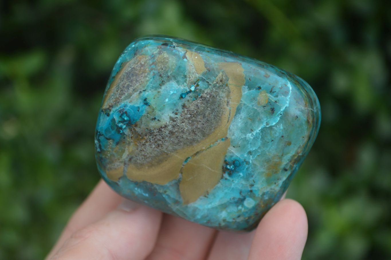 Polished Blue Shattuckite Free Forms  x 6 From Kaokoveld, Namibia - Toprock Gemstones and Minerals 