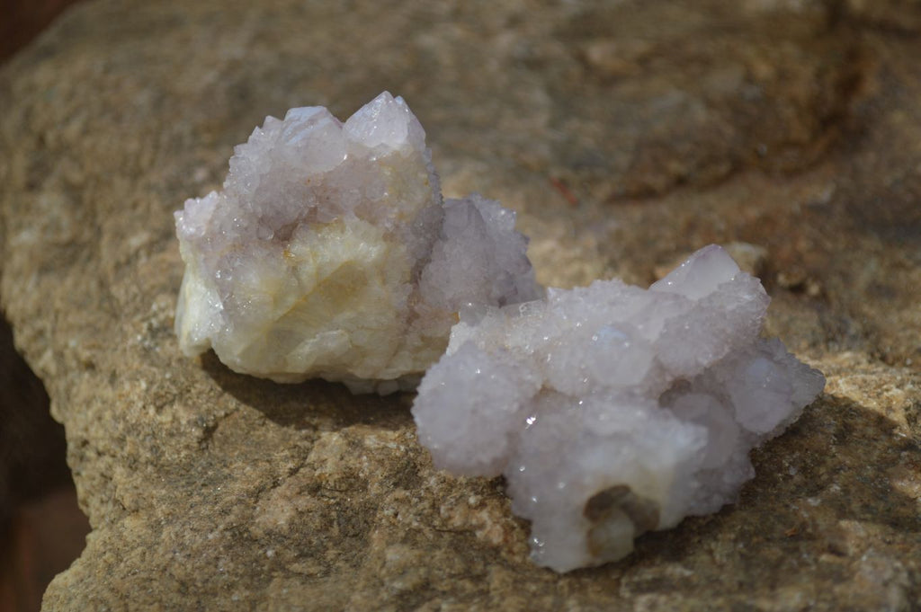 Natural Spirit Quartz Clusters x 12 From Boekenhouthoek, South Africa - Toprock Gemstones and Minerals 