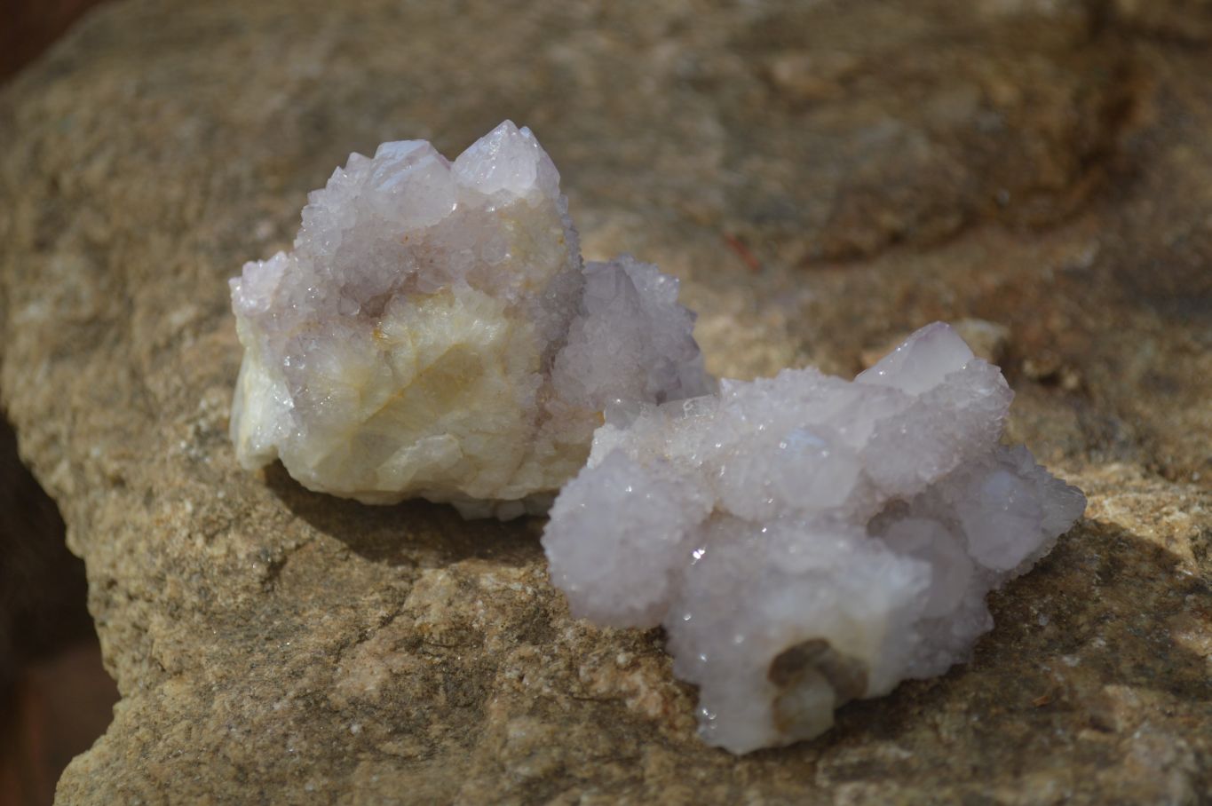 Natural Spirit Quartz Clusters x 12 From Boekenhouthoek, South Africa - Toprock Gemstones and Minerals 