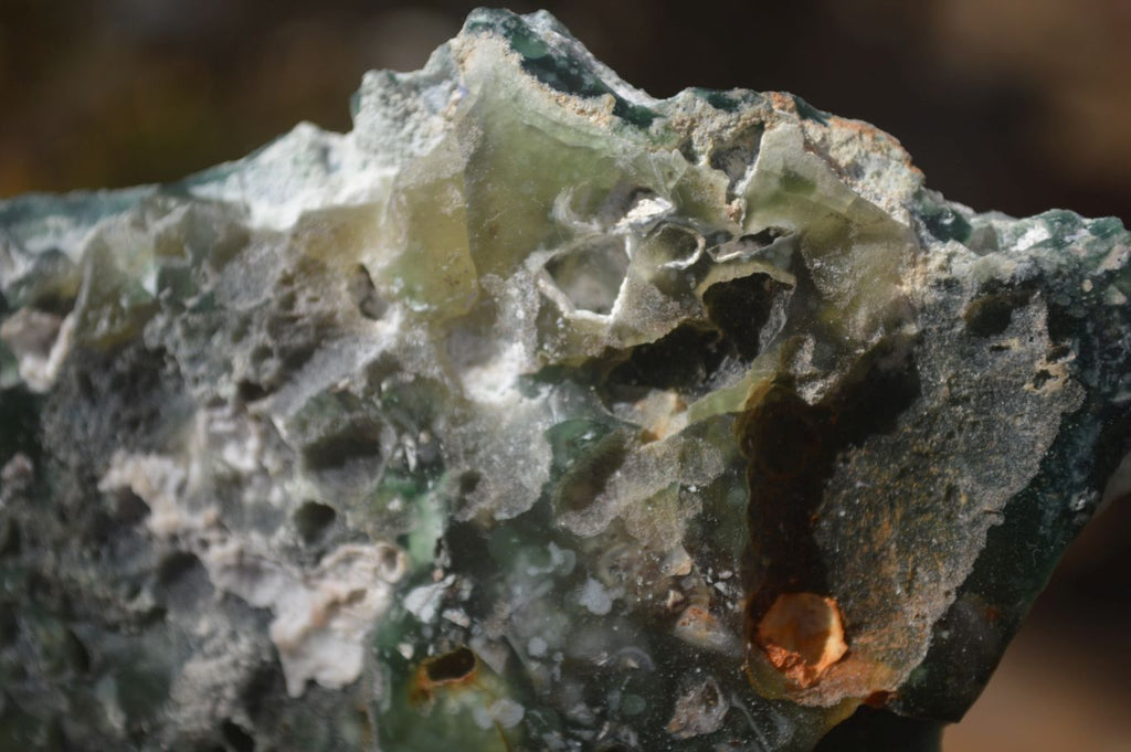 Polished On One Side Emerald Mtorolite Plates x 3 From Mutorashanga, Zimbabwe - Toprock Gemstones and Minerals 