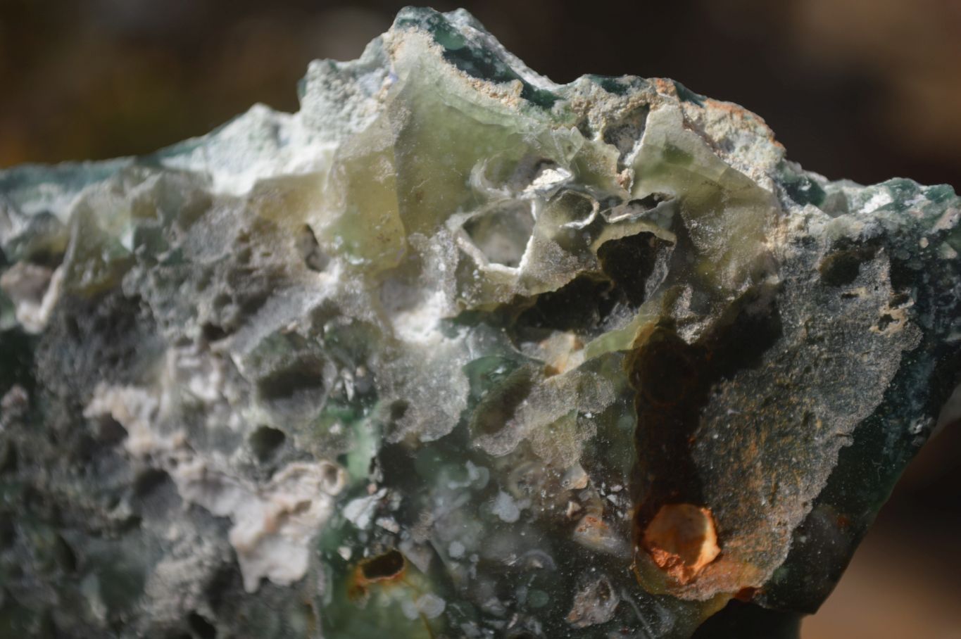 Polished On One Side Emerald Mtorolite Plates x 3 From Mutorashanga, Zimbabwe - Toprock Gemstones and Minerals 