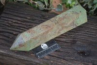 Polished Green Chrysoprase Point  x 1 From Madagascar - Toprock Gemstones and Minerals 