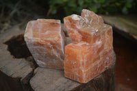 Natural New Sunset Orange Calcite Specimens  x 12 From Spitzkop, Namibia - Toprock Gemstones and Minerals 
