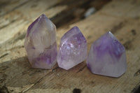 Polished Mini Window Amethyst Points x 20 From Ankazobe, Madagascar - Toprock Gemstones and Minerals 