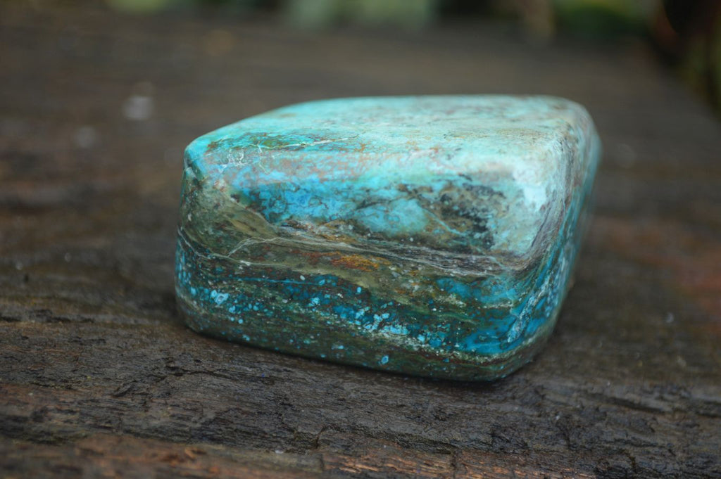 Polished Blue Shattuckite Free Forms  x 6 From Kaokoveld, Namibia - Toprock Gemstones and Minerals 